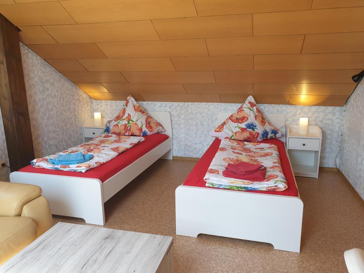 Sonnige Ruhige Dachzimmer Inkl Wifi Plus Kaffee Mit Wg Dusche Und Neuer Kueche Lörrach Exteriér fotografie